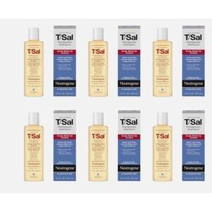 6 Neutrogena T/Sal Therapeutic Shampoo, 3% Salicylic Acid 4.5 fl oz Exp: 5/24